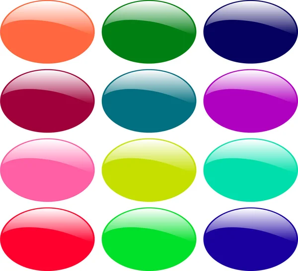 Collection de boutons — Image vectorielle