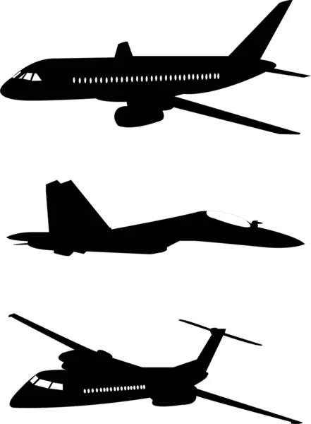 Flugzeuge — Stockvektor