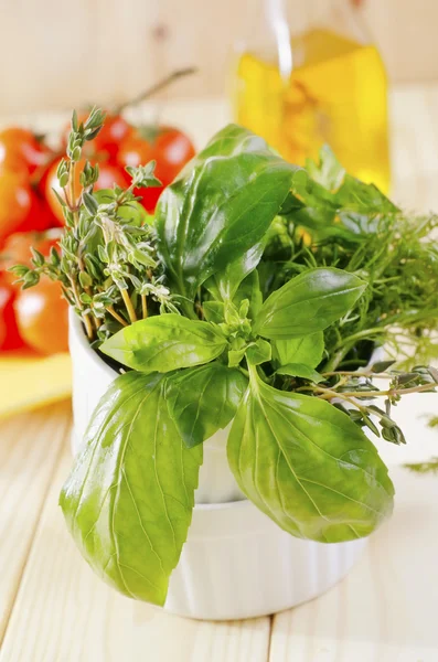 Aroma basil and parsley — Stock Photo, Image