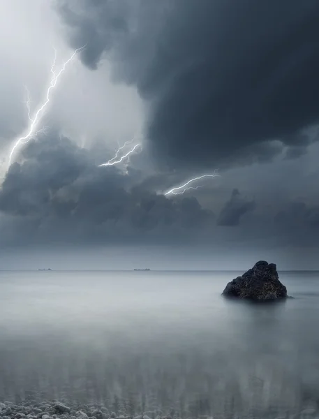 Storm op zee — Stockfoto