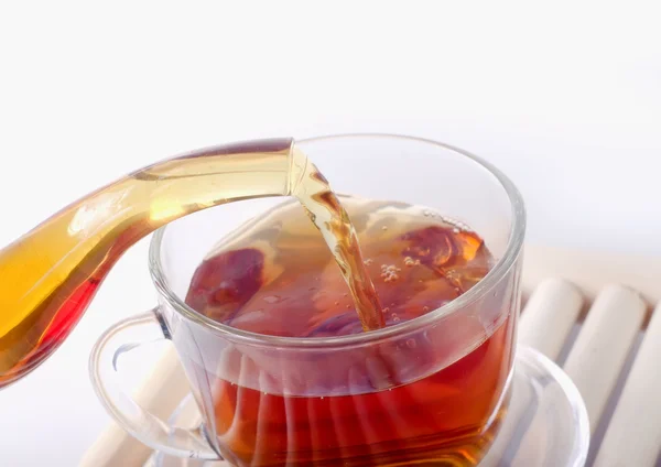 Tea in cap — Stock Photo, Image