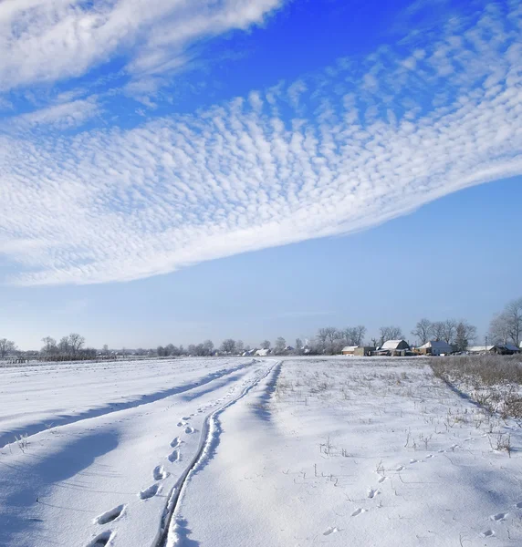 겨울 vilage — 스톡 사진
