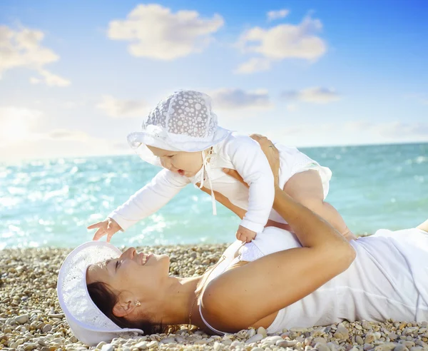 Mulher e bebê — Fotografia de Stock