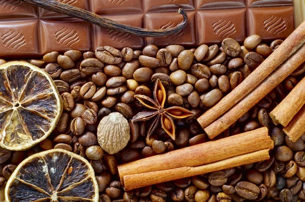 stock image Coffee and chocolate