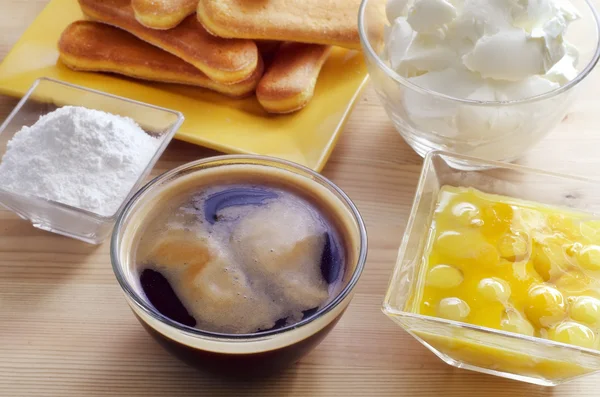 stock image Tiramisu' ingredients