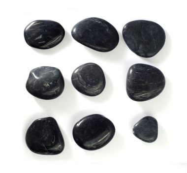 Black stones clipart