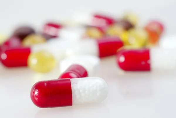 Pillole di colore — Foto Stock