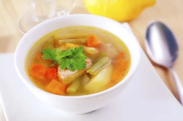 Čerstvá polévka — Stock fotografie