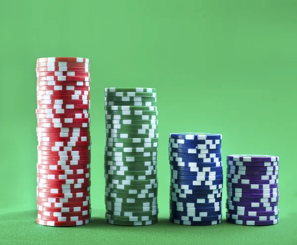 Chips for poker — Stock Photo, Image