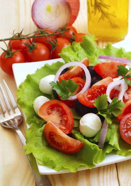Salát z čerstvé zeleniny — Stock fotografie