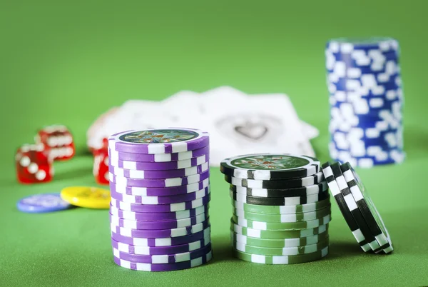 Chips for poker — Stock Photo, Image