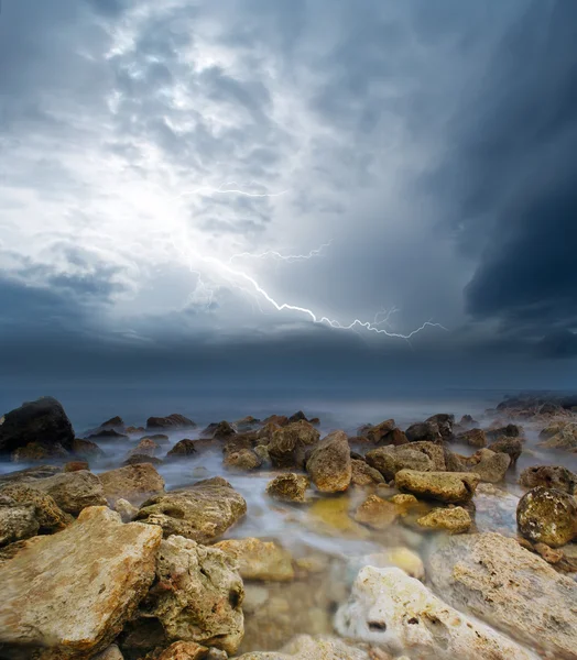 Bouře na moři — Stock fotografie