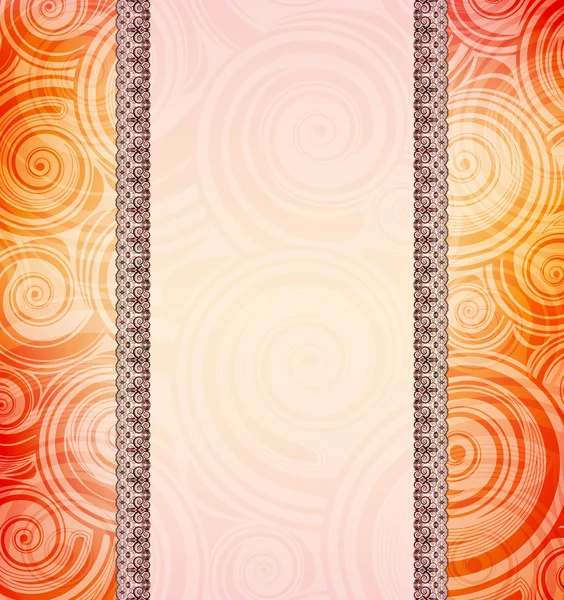 Abstrakte ornamentierte Hintergrund — Stockvektor