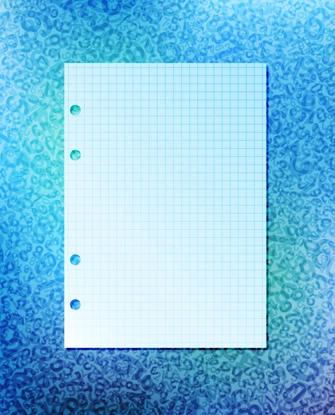 List papíru — Stockový vektor