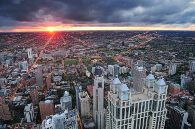 Chicago günbatımı