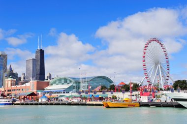 Chicago Navy Pier clipart