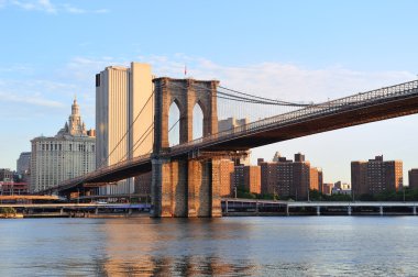 New York City Brooklyn Bridge clipart