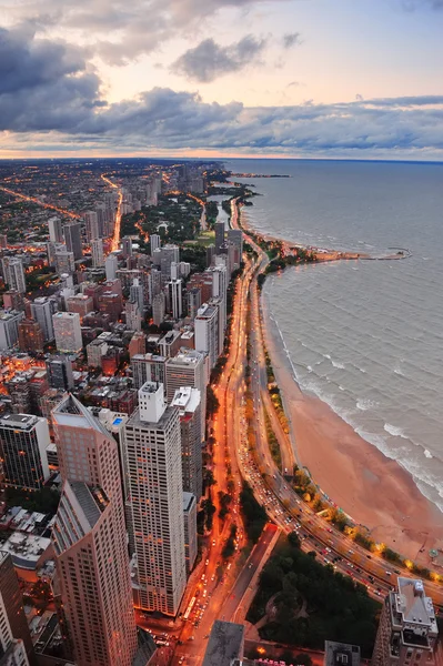 Chicago à beira do lago — Fotografia de Stock