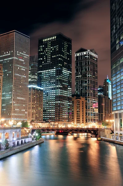Чикаго річку ходити — стокове фото