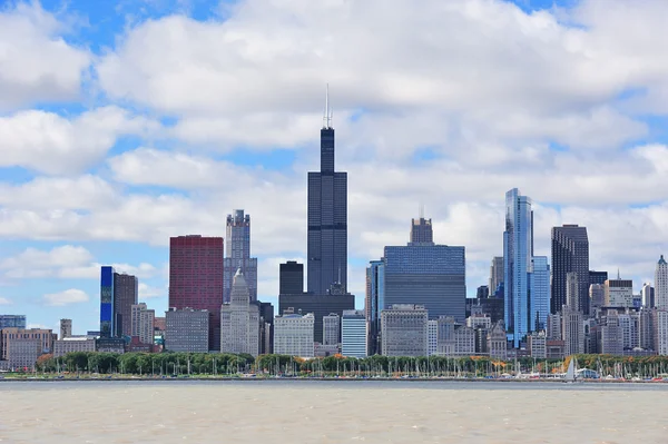 Chicago cidade horizonte urbano — Fotografia de Stock