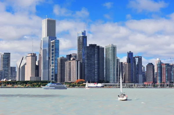 Městské panorama města Chicago — Stock fotografie
