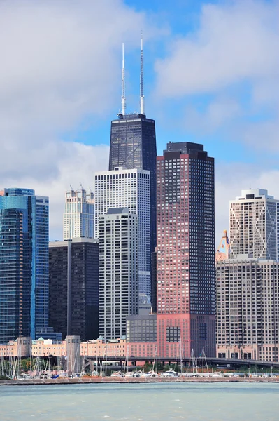 Chicago urban silhuett — Stockfoto