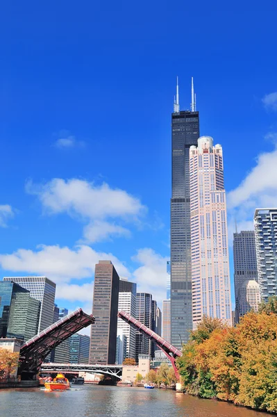 stock image Chicago downtown skyline