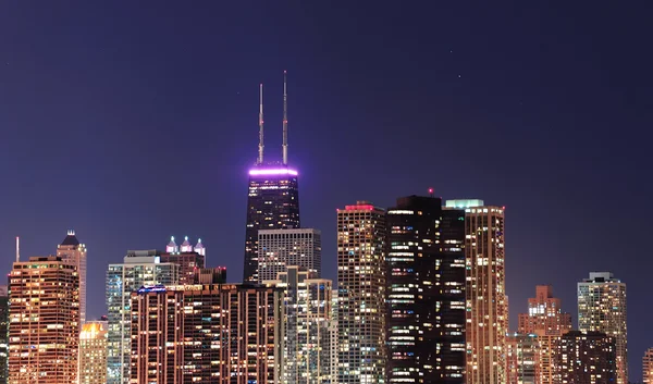 Chicago Skyline al crepuscolo — Foto Stock