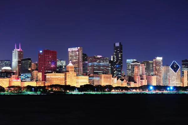 Chicago Skyline al atardecer —  Fotos de Stock
