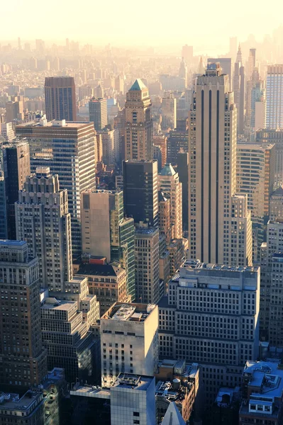 Нью-Йоркські міські хмарочоси — стокове фото