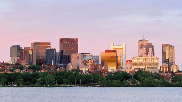 Sonnenuntergang in Boston — Stockfoto