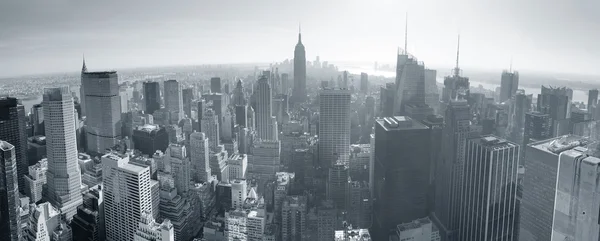 New york city skyline fekete-fehér — Stock Fotó
