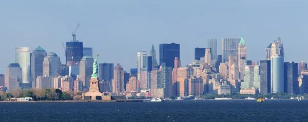New Yorks nedre manhattan skyline — Stockfoto