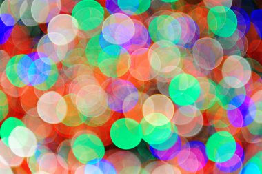 Holiday bokeh clipart