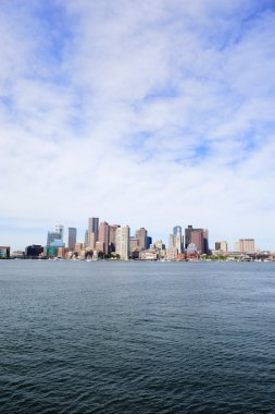 Boston üzerinde deniz manzarası