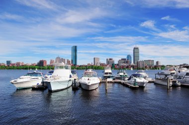 Boston şehir cityscape