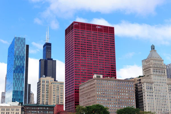 Skyskrapere i Chicago – stockfoto