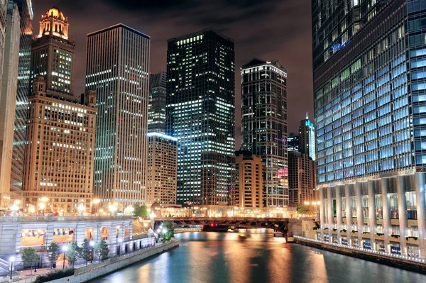 Chicago rivière promenade — Photo