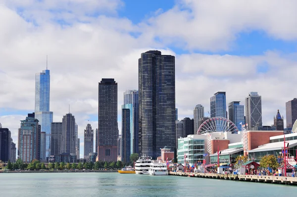 Chicago city downtown — Stockfoto