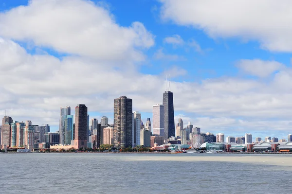 Городской горизонт Чикаго — стоковое фото