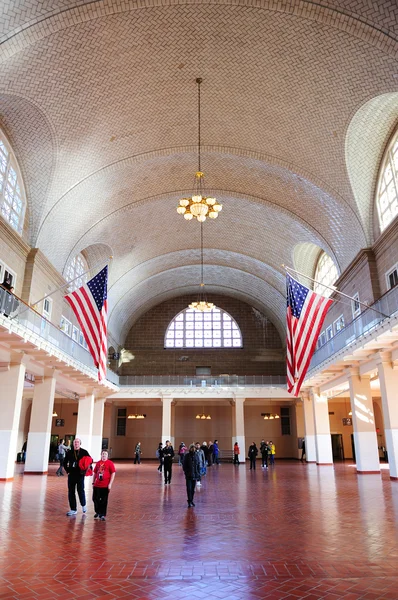 stock image New York City Ellis Island Great Hall