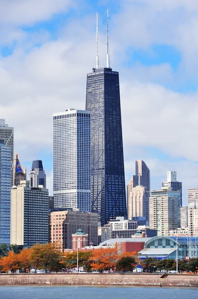 Stedelijke skyline van de stad van Chicago — Stockfoto