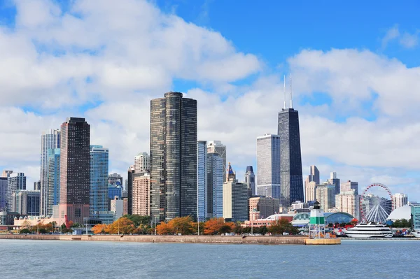 Chicago city urban skyline — Stock Photo, Image