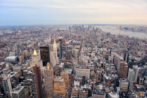 Nova Iorque Manhattan skyline centro da cidade — Fotografia de Stock