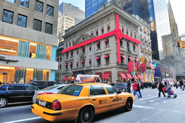 New york city vijfde avenue straatmening — Stockfoto