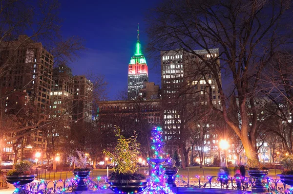 New York City Vánoce — Stock fotografie