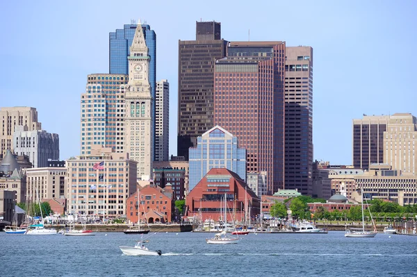 Boston waterfront bir yapıya — Stok fotoğraf