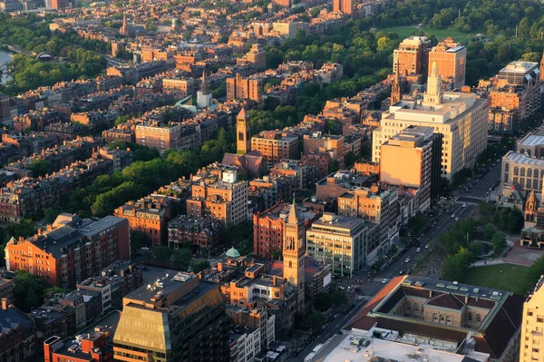 Kentsel şehir havadan görünümü — Stok fotoğraf