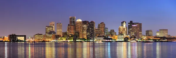 Boston centro skyline panorama — Fotografia de Stock