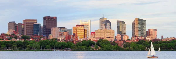 Boston západ slunce — Stock fotografie